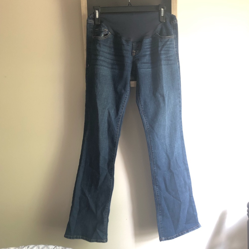 Old navy maternity boot cut jeans, size 2